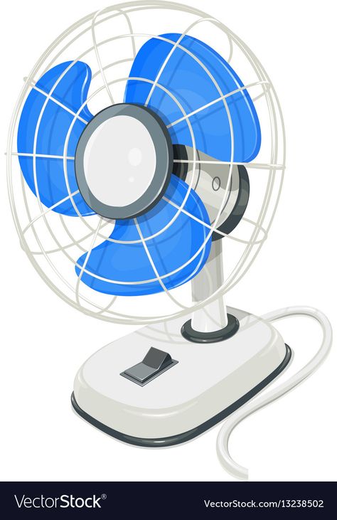 Desk air electric fan Royalty Free Vector Image Fan Illustration, House Drawing For Kids, Preschool Pictures, Felt Doll Patterns, Fan Image, Transportation Preschool, Air Fan, Chinese New Year Design, Bts Backgrounds