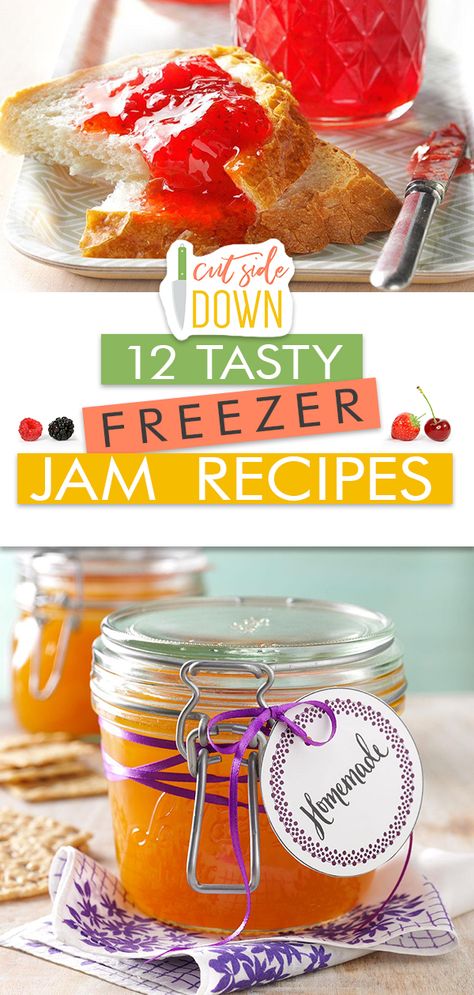 Homemade Freezer Jam, Easy Freezer Jam Recipes, Sure Jell Freezer Jam Recipes, Freezer Jams And Jelly Recipes, Jam And Jelly Maker Recipes, Apricot Freezer Jam Recipe, Easy Freezer Jam, Homemade Jellies, September Meals