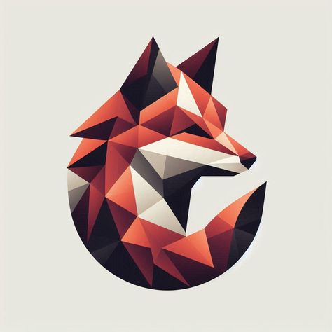 T-shirt design, #logo #geometric #head # fox #vector #dh2emi #nathym 2 Point Perspective City, Perspective City, Fox Vector, Geometric Art Animal, Logo Geometric, Polygon Art, Point Perspective, Animal Portraits, Fox Head