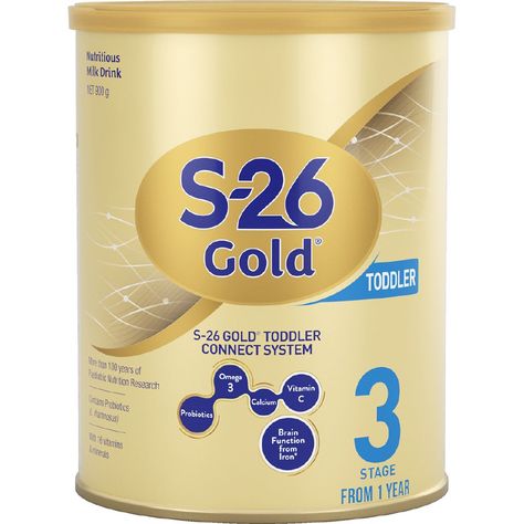 S-26 GOLD Toddler is a scientifically advanced nutritious milk drink, backed by 100 years of paediatric nutrition research. It contains Omega 3 and Lutein, and is a source of 16 vitamins and minerals, to help support the overall growth and development of toddlers. WARNINGS Formulated supplementary food for young children. This product is not a breast milk substitute, but a growing-up milk specially suited to young children. Produce Milk Supply, How Much Milk Does A 2 Month Old Drink, Natural Ways To Increase Milk Supply, Expressed Milk Feeding Chart, Food That Increases Milk Supply, Pediatric Nutrition, Milk Substitute, Milk Packaging, Baby & Toddler Food