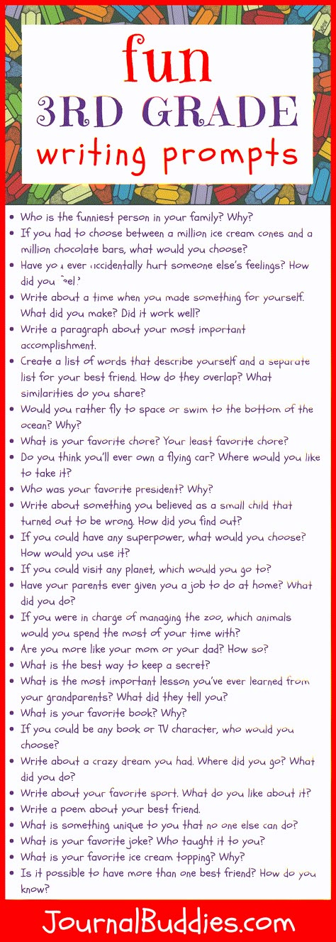 Use these third grade writing prompts to help maturing students unpack their thoughts each day. 3rd Grade Daily Schedule, Grade 3 Writing Prompts, 3rd Grade Morning Work Ideas, Third Grade Classroom Ideas, 3rd Grade Homeschool Ideas, Homeschool 3rd Grade, 3rd Grade Learning, 3rd Grade Homeschool, 3rd Grade Writing Prompts