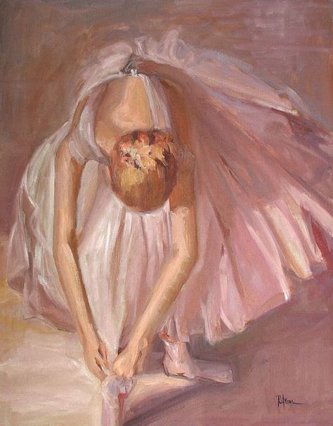 Simple Composition, Ballet Painting, Ballerina Painting, Ballerina Art, Rennaissance Art, Ballet Art, Norman Rockwell, Dance Art, Romantic Art