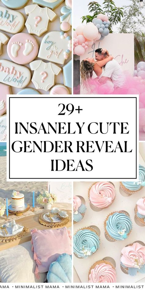 On the hunt for cute gender reveal ideas? We're real mamas and THESE are our fav hand-picked unique gender reveals to reveal the gender of your little babe! From gender reveal decorations to gender reveal cakes, cookies and gender reveal nails, these is the gender reveal party ideas trending for 2025! Single Mom Gender Reveal Ideas, Spring Gender Reveal Ideas, Easy Gender Reveal Ideas, Unique Gender Reveals, Cute Gender Reveal Ideas, Reveal Nails, Sibling Gender Reveal, Unique Gender Reveal Ideas, Gender Reveal Cakes