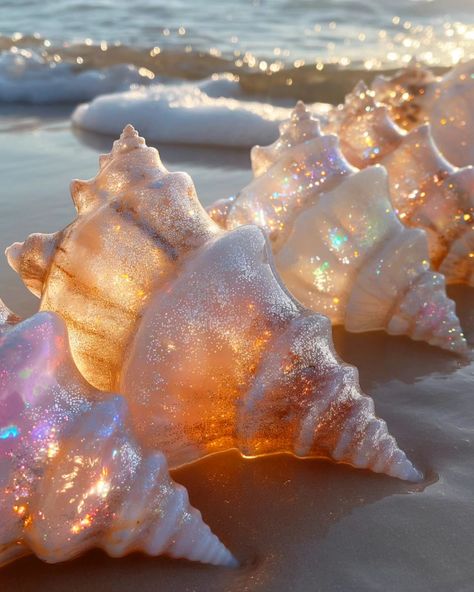 Shells shells shells 🐚☀️💎🌊 #shells #sea #summer #summervibes #waves #sparkle Sea Shell Aesthetic, Shells Aesthetics, Summer Core, Ocean Shells, Fake Foto, Beach Shore, Jelly Wallpaper, Beach Shells, Cute Summer Wallpapers