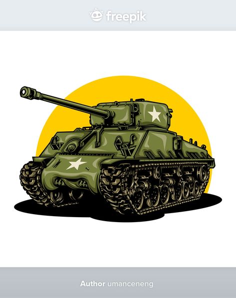 World war tank illustration | Premium Vector #Freepik #vector #cartoon #war #automotive #tank Army Animation, Tank Sketch, Tank Illustration, Tank Reference, Tank Cartoon, Tank Tattoo, Tank Drawing, Ww1 Art, Soldier Silhouette