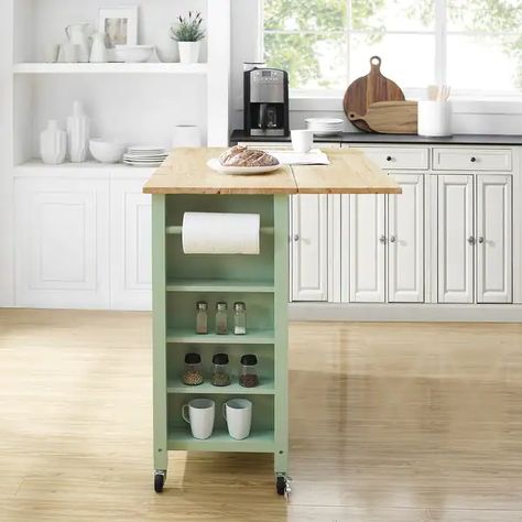 Small Kitchen Cart, Narrow Kitchen Island, Drop Leaf Kitchen Island, Kitchen Carts On Wheels, Kitchen Island On Wheels, Island Cart, Rolling Kitchen Island, Small Kitchen Island, Kitchen Island Cart