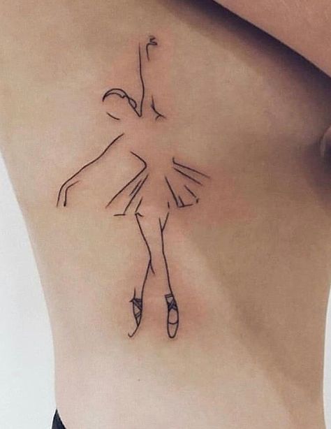 Tattoo Ideas Female Small Unique, Ballet Shoes Tattoo, Hase Tattoos, Ballet Tattoos, Ballerina Tattoo, Dancer Tattoo, Dance Tattoo, Shoe Tattoos, Rib Tattoos For Women