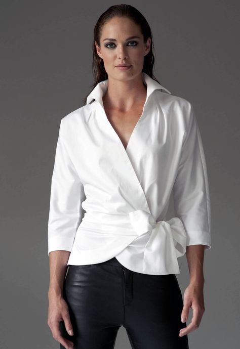 The Perfect White Shirt - By The Shirt Company - Avalon & Kelly White Wrap Blouse, Perfect White Shirt, White Shirt Outfits, White Blouses, White Shirt Blouse, Classic White Shirt, Company Shirts, Shirt Outfits, White Shirts Women