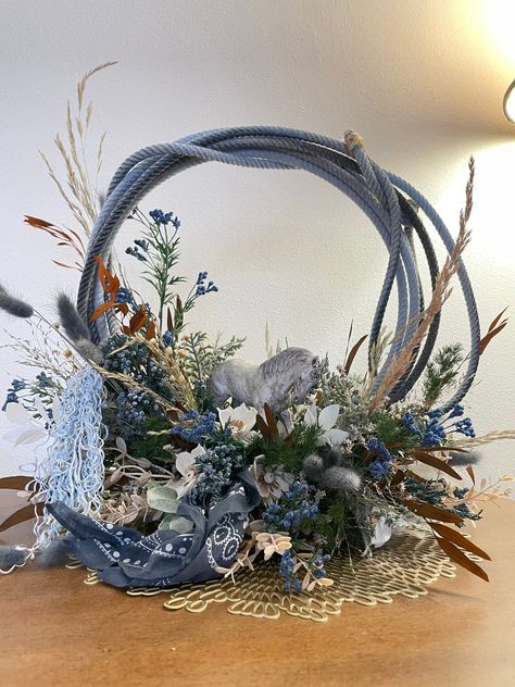 Western Flower Arrangements, Western Floral Arrangements, Western Wedding Decorations, Western Nursery, Horses Theme, French Floral, Church Flowers, Horse Decor, Wood Flowers