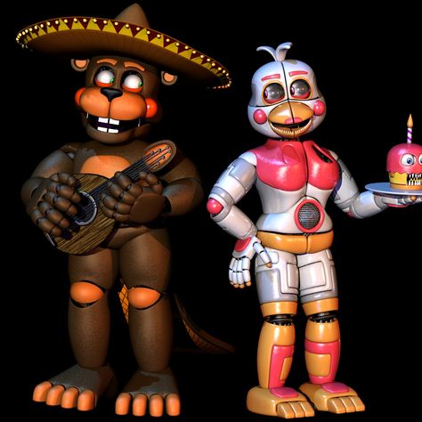 Funtime Chica Fnaf, Human Music Man Fnaf, Count The Ways Funtime Freddy Fanart, Funtime Foxy And Funtime Freddy, Ctw Funtime Freddy, Deadpool, Fictional Characters, Art