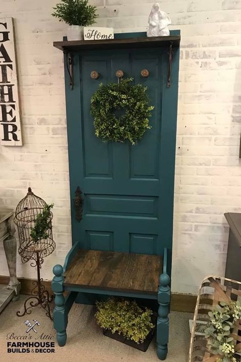 Repurpose Antique Door, Old French Doors Repurposed, What To Do With Old Doors Ideas, Repurposed Doors Ideas, Old Door Projects Outdoors, Old Doors Repurposed Ideas, Vintage Door Ideas, Old Door Ideas, Old Door Decor