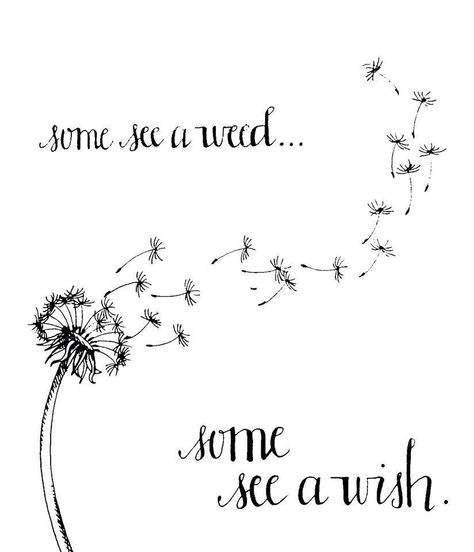 Wish Dandelion Quotes, Dandelion Drawing, Dandelion Art, Dandelion Tattoo, Blowing In The Wind, A Dandelion, Foto Tips, Best Friend Quotes, Life Tattoos