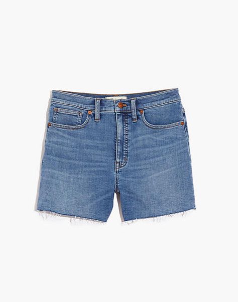 Tencel Denim, Mom Jeans Shorts, Trip Outfits, High Rise Denim Shorts, Elastic Waist Shorts, Madewell Jeans, Holy Grail, Madewell Denim, High Rise Shorts