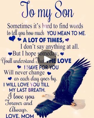 616K views · 16K reactions | Never forget how much I love you 😘 #love #lovequotes #foryou #fyp #son #motherandson #lovemyson #relationship #motivationalquotes #inspirational | Saluvu inspiration | mylove47u · Original audio Verses For Sons, Quotes To My Son, Poem For My Son, To My Son From Mom, I Love You Son, Birthday Wishes For Son, I Love My Son, To My Son, Inspirational Quotes God