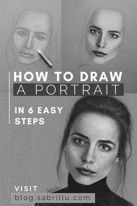 Drawing Portraits For Beginners, Pencil Sketch Portrait Tutorial, Portrait Drawing Beginner, How To Portrait, Basic Cartoon Drawing, Portrait Sketching Tutorial, Portrait Drawing Reference Sketch, How To Sketch A Portrait, Realistic Portrait Drawing Tutorial