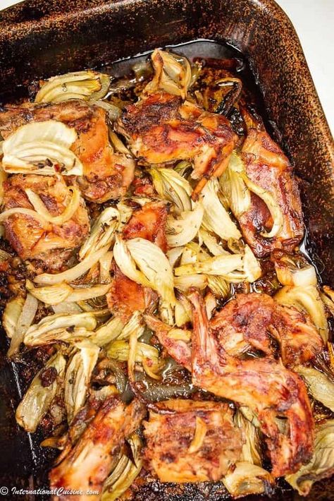 Rabbit Recipes Easy, Roasted Rabbit Recipe, Easy Rabbit Recipe, Roasted Rabbit, Roast Rabbit, Duck Dish, Rabbit Recipe, Rabbit Recipes, Chicken Thigh Seasoning