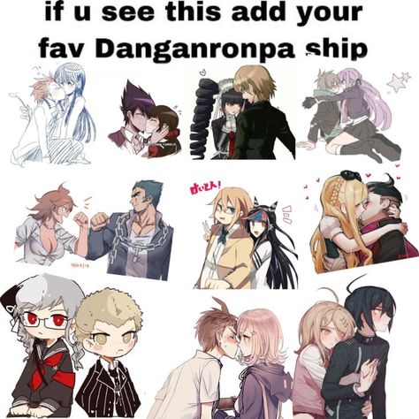 Danganronpa ships Danganronpa Ships, 3 In One, Danganronpa, Always Be, Ships, Anime, Quick Saves, Kawaii