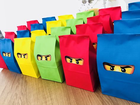 Ninja Themed Birthday Party, Lego Party Decorations, Lego Ninjago Party, Lego Ninjago Birthday, Ninjago Birthday Party, Lego Themed Party, Ninja Birthday Parties, Ninjago Birthday, Ninjago Party