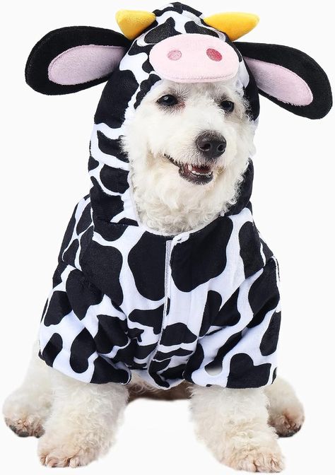 Spooktacular Creations Cow Hoodie Pet Costume includes 1 piece cow onesie with cute black and white spots and cow head design hood.
Cat and Dog Cow Hoodie Apparel for Halloween Dress Up Party. Super adorable, durable and made of premium quality material. 100% Polyester.
Super Value for Role Play. Great for Pet Halloween Dress Up Parties, Festivals, Theme Party Costumes, Pink Cowgirl Costume, Cow Onesie, Halloween Costumes For Pet, Cow Halloween Costume, Funny Pet Costumes, Cow Hoodie, Cow Costume, Dog Milk, Cute Dog Clothes