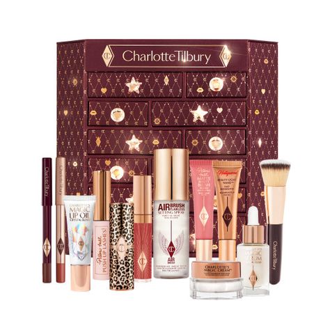 Beauty Advent, Advent Calendars, Charlotte Tilbury, Beauty Secrets, Advent Calendar, Advent, Makeup, Gold, Beauty