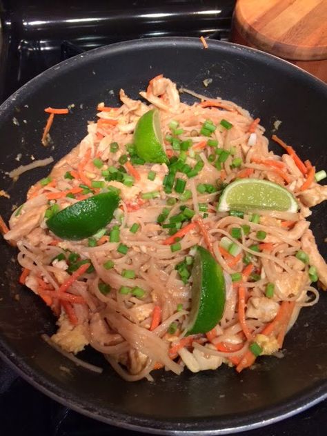 Pad Thai Rice, Chicken Pad Thai Recipe, Pad Thai Rice Noodles, Daphne Oz, Chicken Pad Thai, Thai Rice, The Chew Recipes, Celebrity Recipes, Thai Recipe