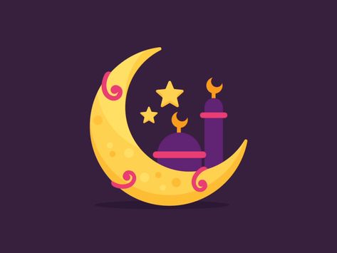 Ramadan Moon by Muhammed | Dribbble | Dribbble Ramadan Gif, Eid Gif, Eid Mubarak Animation, Happy Eid Wishes, Best Eid Mubarak Wishes, Eid Mubarak Gif, Eid Mubarak Messages, Eid Mubarak Quotes, Ramadan Cards