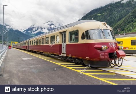 Europe Train, Swiss Railways, Vintage Train, Transportation, Passenger, Photo Image, Built In, High Resolution, Stock Images