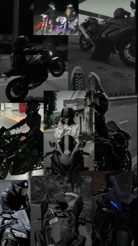 Moter Cycle Wallpaper, Motorbikes Wallpaper, Motorcycle Black And White, Moter Cycles, Motorbikes Women, Dark Tumblr, Moto Wallpapers, Biker Photography, Motocross Love