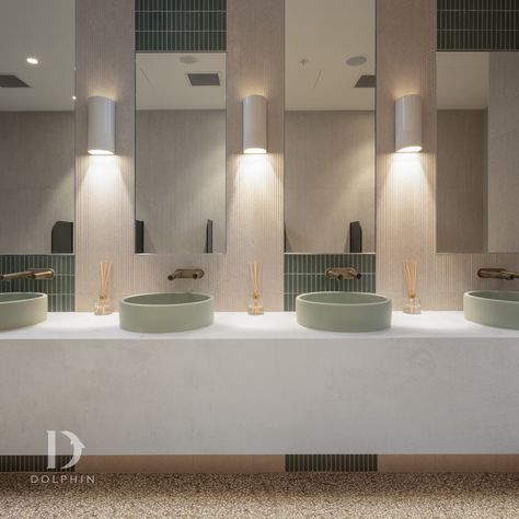 Dolphin Boutique finish range & Dolphins own DS Tap range at the recently completed Kirra Beach Hotel. Project: @kirrabeachhotel Design: @tonicprojects Photography: @peetersphoto Public Bathroom, Public Toilet, Public Hotel, Public Bathrooms, Hotel Project, Food Court, Beach Hotel, Bathroom Designs, Beach Hotels