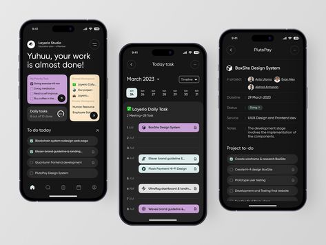 PrioriTask - Productivity Mobile App ✅ by Rafi Rohmat for Odama on Dribbble Task App, Task Management App, Ios App Design, Design Thinking Process, Mobile Ui Patterns, Android Design, Ui Ux App, Mobile App Design Inspiration, App Interface Design