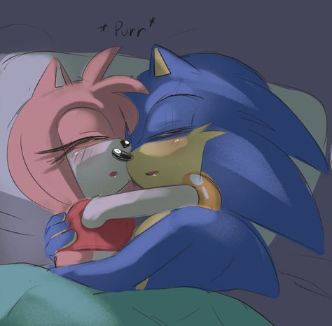 Hope Youre Feeling Better, Sonamy Comic, Tumblr Drawings, Sleeping Together, Sonic And Amy, Sonic Fan Characters, Sonic Adventure, Sonic And Shadow, Sonic Fan Art