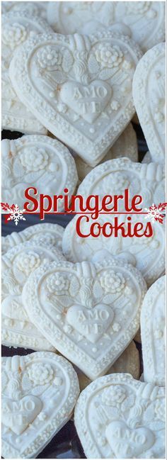 German Cookie Recipes, Molded Cookies, Molded Cookie Recipe, Gingerbread Cookie Bars, Holiday Baking Christmas, German Cookies, Springerle Cookies, Holiday Baking Recipes, Holiday Cookies Christmas