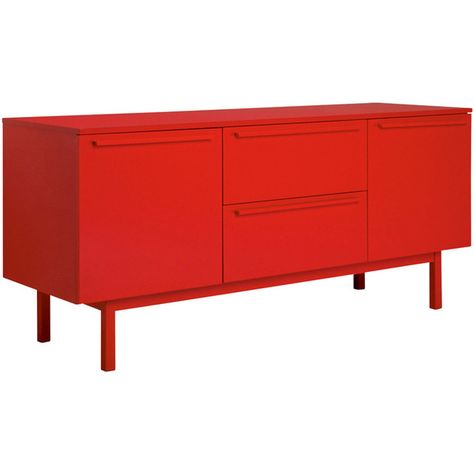 Elate two door two drawer sideboard red (3.600 VEF) ❤ liked on Polyvore featuring home, furniture, storage & shelves, sideboards, red lacquer furniture, drawer furniture, red furniture and lacquer furniture Red Sideboard, Modern White Sideboard, Drawer Furniture, Red Furniture, Lacquer Furniture, Sideboard Designs, Red Lacquer, Wooden Design, Furniture Storage