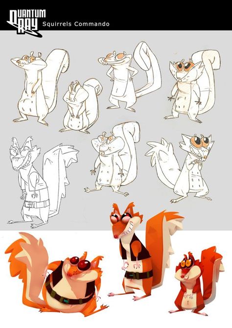 Animal Design Illustration, Animation Character, Concept Art Character, Cartoon Character Design, Illustration Character Design, Character Design References, Squirrels, Creature Design, Animated Characters