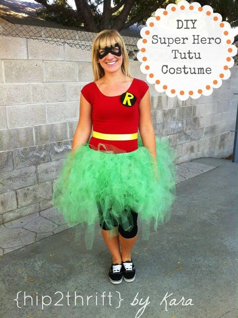 Easy DIY Halloween Costume Ideas with tutus Easy Superhero Costumes, Super Hero Tutu, Steampunk Explorer, Diy Superhero Costume, Super Hero Costume, Explorer Costume, Diy Superhero, Couples Kiss, Robin Costume