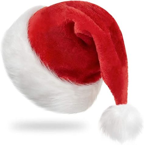 Velvet, Lycra, Plush
Imported
Hand Wash Only

【WONDERFUL CHRISTMAS GIFTS】: The Christmas hats hat is perfect for most Adult,Women and Men. Great gifts for friends and families. The Santa Hat brings a nice atmosphere in the Christmas, the child's interesting gift.Good quality makes santa hat will be nice for a Christmas photo shoot every year. Santa Claus Cap, Mickey Mouse Christmas Tree, New Year's Party Decorations, Christmas Hats, Holiday Hats, Santa Claus Hat, Mickey Mouse Christmas, Christmas Party Favors, Classic Hats