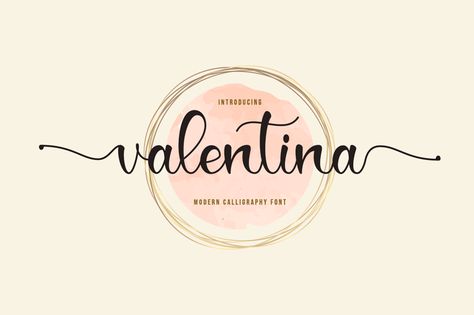 Valentina Font | dafont.com Modern Calligraphy Fonts, Free Script Fonts, Great Fonts, Name Writing, Handwritten Fonts, Handwritten Font, Calligraphy Fonts, Download Fonts, Smooth Lines