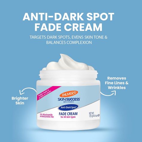 Palmer's Skin Success Anti-Dark Spot Fade Cream available at 80k🇺🇬. Call/Whatsapp 0704 261 720 for deliveries. . #beautytrendsuganda #palmers #skincare #allinone #glowingskin #skincareproducts #monday #goodvibes #uganda #eastafrica Fade Cream Dark Spots, Premium Skincare, Skincare Product, Uneven Skin, Uneven Skin Tone, Even Skin Tone, Call Whatsapp, Beauty Trends, Dark Spots