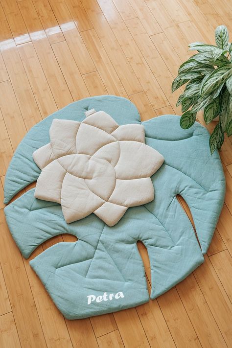 Monstera Leaf Sewing Pattern, Sunflower Baby Showers, Boy Sewing, Meditation Mat, Condo Interior, Quilt Festival, Thread & Yarn, Plush Pattern, Diy Rug