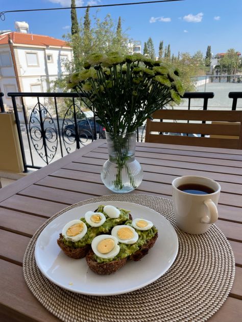 Balcony breakfast. Breakfast with view Balcony Breakfast Aesthetic, Breakfast Balcony, Breakfast With View, Balcony Breakfast, Balcony Aesthetic, 2025 Moodboard, Summer Moodboard, Breakfast Aesthetic, Morning Breakfast