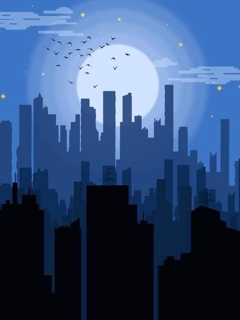 City Drawing Reference Photo, City Drawing Background, Skyline Digital Art, 2d City Background, City Painting Simple, Cityscape Digital Art, City Scape Drawing Easy, City Aesthetic Drawing, City Night Illustration