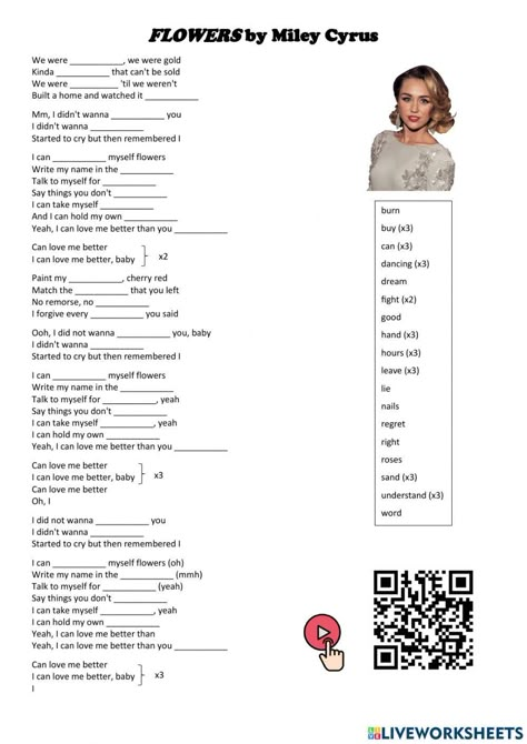 Song Worksheet, Eng Songs, Songs In English, High School Esl, University Organization, Games For Students, Secret Love Song, English Music, Study English Language