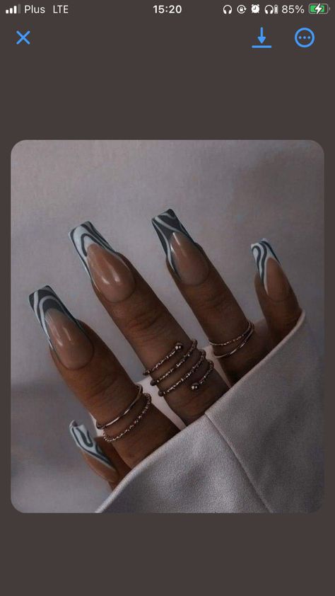 Black Nail Acrylic Ideas, Cute Black Nails Acrylic, Acrylic Nails On Black Women, Nail Green, Baseball Nails, Fan Nails, Euphoria Nails, Girls Nail Designs, Nail Goals