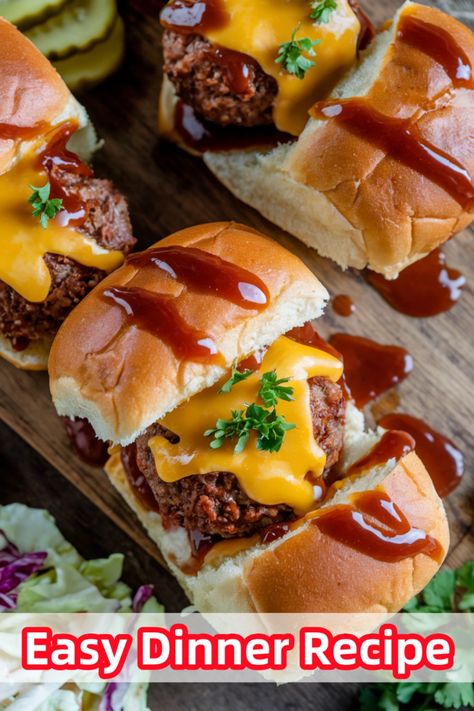 Savor BBQ Meatball Sliders, the perfect blend of comfort food and fun for Family nights! These sliders are not only quick and easy dinner ideas but are also ideal for picky eaters. Perfect for any gathering, from Summer barbecues to cozy Winter dinners. Enjoy flavorful sliders that your whole family will love! #easy dinner ideas Sliders Easy, Meatball Sliders, Easy Dinner Options, Winter Dinners, Bbq Meatballs, Quick And Easy Dinner Ideas, Slider Buns, Single Recipes, Summer Cookouts