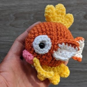 Free Pokemon Amigurumi Patterns, Crochet Pokémon Pattern, Free Crochet Pokemon Patterns, Crochet Magikarp, Amigurumi Pokemon Free Pattern, Free Pokemon Crochet Patterns, Pokemon Amigurumi Free Pattern, Crochet Pokemon Pattern, Pokemon Crochet Patterns Free