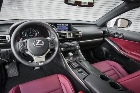 2014 Lexus IS350 F Sport interior in Rioja Red Lexus Is350 Interior, Lexus Is350 F Sport Interior, Lexus Is350 F Sport, Lexus 350, Cars Lexus, Dream Cars Lexus, Vision Bored, Lexus Is350, Cars Ideas