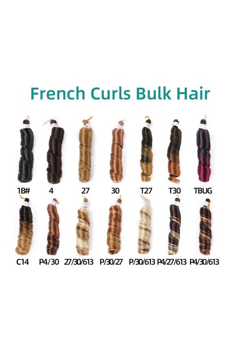 Spanish Curl Braids, Hair For Box Braids, Spiral Braids, Curled Box Braids, Curly Braiding Hair, Christmas Hairstyle, French Curls, Spiral Braid, Loose French Braids