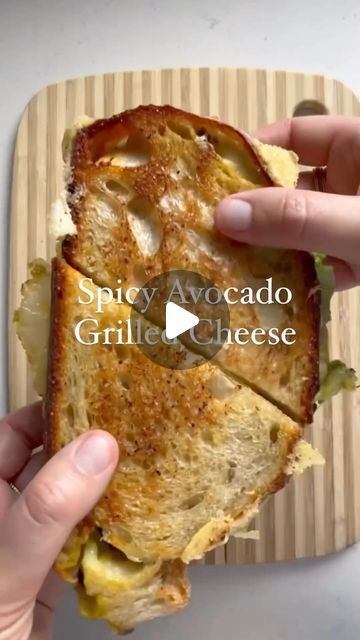 @eatinghealthytoday on Instagram: "Spicy Avocado Grilled Cheese 🥑🥪 (via: @grilledcheesesocial)  This spicy avocado grilled cheese recipe is super creamy, slightly spicy and perfectly crunchy. It’s made with lots of delicious fontina cheese, chipotle mayo and fresh, sliced avocado and sourdough bread.  Ingredients: 🥑2 slices sourdough 🥑1 tbsp mayo 🥑1 tsp diced chipotles in adobo 🥑3 slices fontina cheese 🥑1 small avocado, finely sliced 🥑2 pats salted butter 🥑a lil bit of garlic salt  Instructions: 1. Smear mayo onto one slice of bread then smear the chipotles on top. **You could also use store bought chipotle mayo if that works for you** 2. Add avocado - mashing it in so that it’s all the same height and sprinkle with a little bit of salt. 3. Top with the cheese and add the other sl Avocado Cheese Sandwich, Salami Sandwich Recipes, Avocado Grilled Cheese Sandwich, Bacon Egg Cheese Avocado Sandwich, Tomato Avocado Grilled Cheese, Avocado Pesto Grilled Cheese, Avocado Breakfast Sandwich, Avocado Grilled Cheese, Avocado Sandwich Recipes