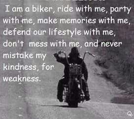 Ride with me, it will never b boring! The open rode and the wind at my face n dont look back! Ride hard or stay home! Bikers Quotes, Bike Quotes, Biker Quotes, Motorcycle Quotes, Biker Stuff, Warrior Quotes, Biker Life, Biker Chick, Badass Quotes