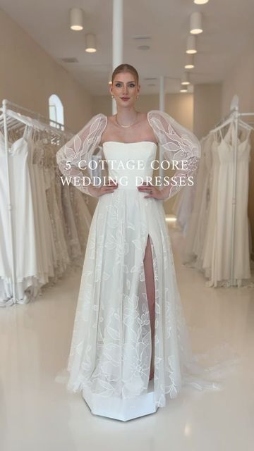 Cottage Core Wedding Dresses, Cottage Core Wedding Dress, Wedding Dress Ballgown, Cottage Core Wedding, 2024 Wedding, Which One Are You, Wedding Plans, Ball Gown Wedding Dress, Bridal Boutique